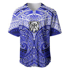Personalized Canterbury-Bankstown Bulldogs Baseball Jersey Polynesian Tribal Pattern Style