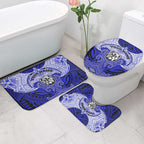 Personalized Canterbury-Bankstown Bulldogs Bathroom Set Polynesian Tribal Pattern Style