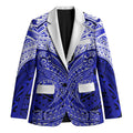 Personalized Canterbury-Bankstown Bulldogs Blazer Polynesian Tribal Pattern Style
