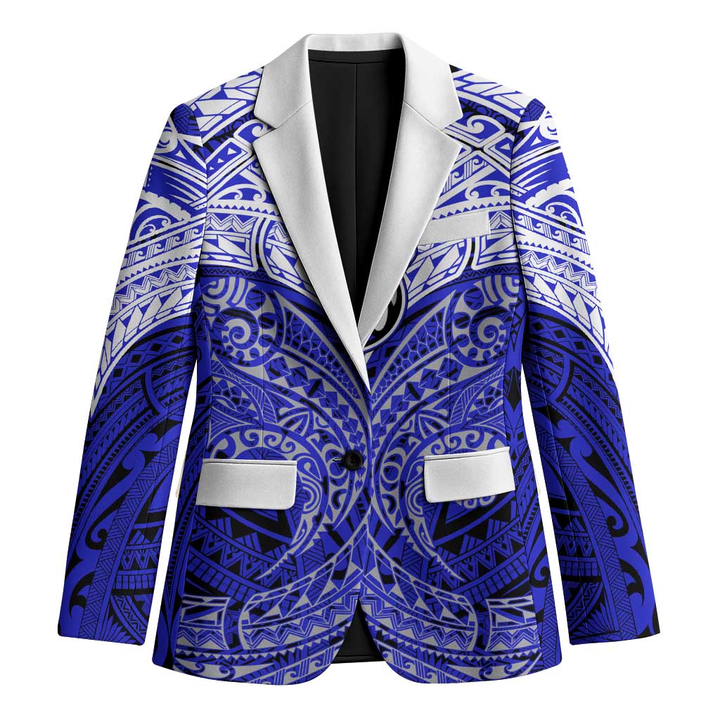 Personalized Canterbury-Bankstown Bulldogs Blazer Polynesian Tribal Pattern Style