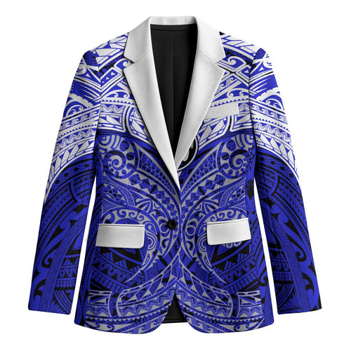 Personalized Canterbury-Bankstown Bulldogs Blazer Polynesian Tribal Pattern Style