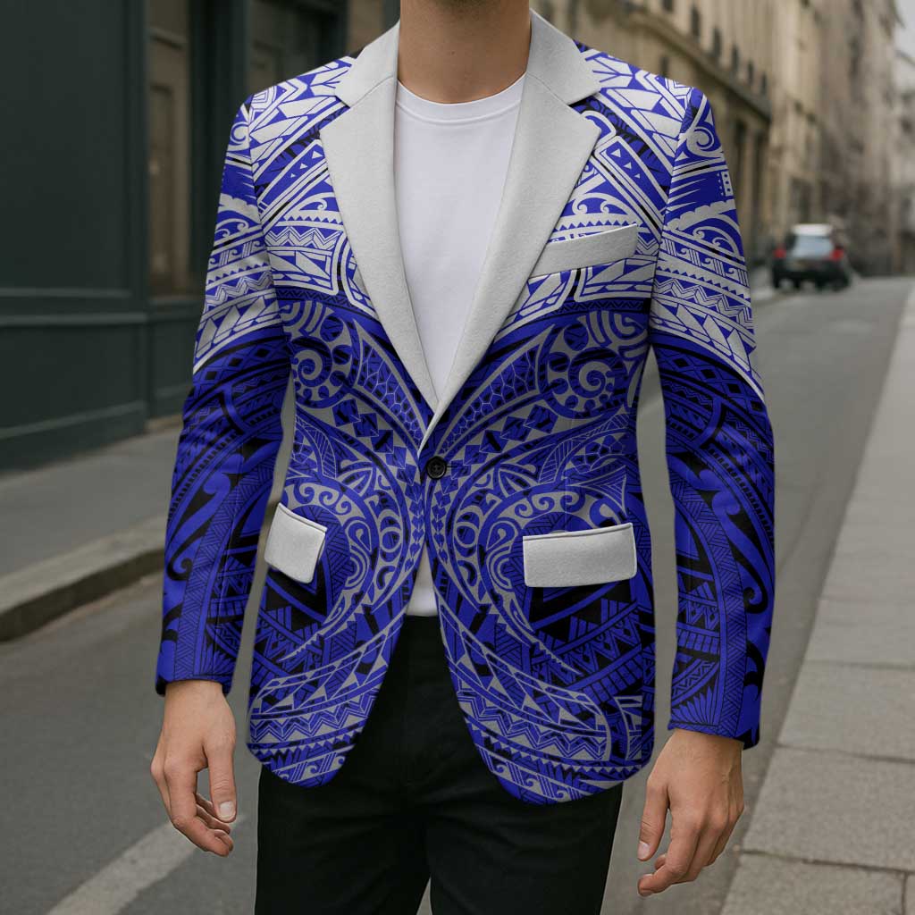 Personalized Canterbury-Bankstown Bulldogs Blazer Polynesian Tribal Pattern Style