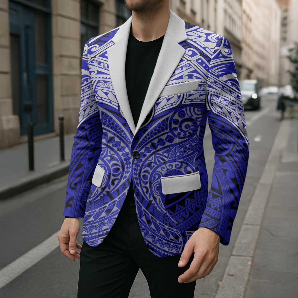 Personalized Canterbury-Bankstown Bulldogs Blazer Polynesian Tribal Pattern Style