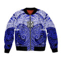 Personalized Canterbury-Bankstown Bulldogs Bomber Jacket Polynesian Tribal Pattern Style