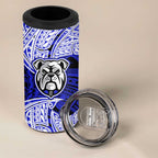 Personalized Canterbury-Bankstown Bulldogs 4 in 1 Can Cooler Tumbler Polynesian Tribal Pattern Style
