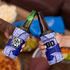 Personalized Canterbury-Bankstown Bulldogs 4 in 1 Can Cooler Tumbler Polynesian Tribal Pattern Style