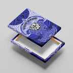 Personalized Canterbury-Bankstown Bulldogs Canvas Wall Art Polynesian Tribal Pattern Style