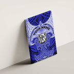 Personalized Canterbury-Bankstown Bulldogs Canvas Wall Art Polynesian Tribal Pattern Style
