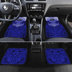 Personalized Canterbury-Bankstown Bulldogs Car Mats Polynesian Tribal Pattern Style