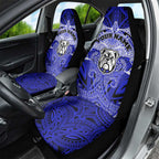 Personalized Canterbury-Bankstown Bulldogs Car Seat Cover Polynesian Tribal Pattern Style