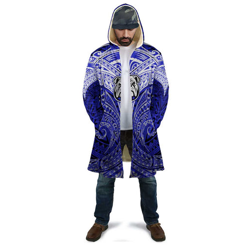 Personalized Canterbury-Bankstown Bulldogs Cloak Polynesian Tribal Pattern Style