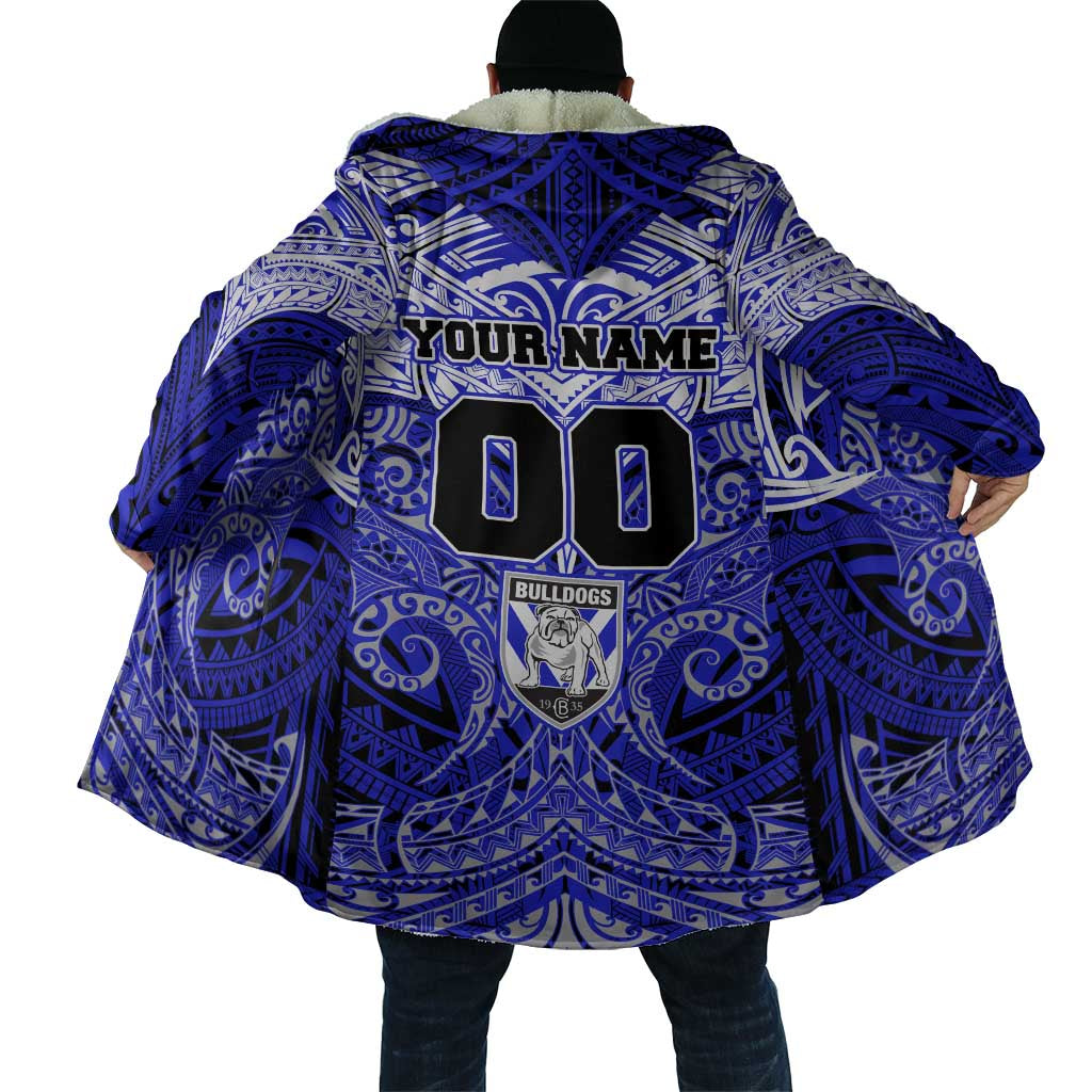 Personalized Canterbury-Bankstown Bulldogs Cloak Polynesian Tribal Pattern Style