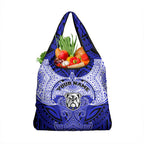 Personalized Canterbury-Bankstown Bulldogs Grocery Bag Polynesian Tribal Pattern Style
