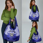Personalized Canterbury-Bankstown Bulldogs Grocery Bag Polynesian Tribal Pattern Style