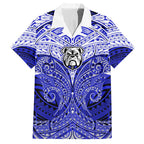 Personalized Canterbury-Bankstown Bulldogs Hawaiian Shirt Polynesian Tribal Pattern Style