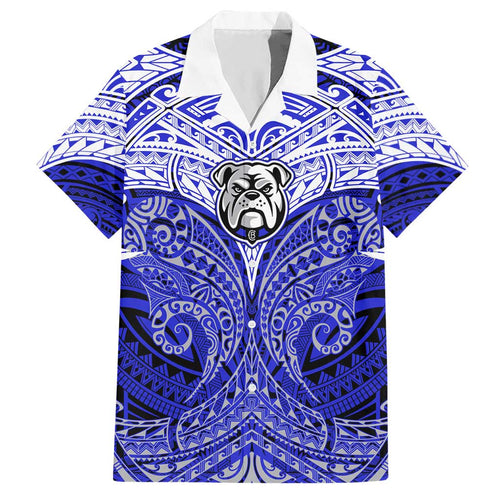 Personalized Canterbury-Bankstown Bulldogs Hawaiian Shirt Polynesian Tribal Pattern Style