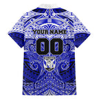 Personalized Canterbury-Bankstown Bulldogs Hawaiian Shirt Polynesian Tribal Pattern Style