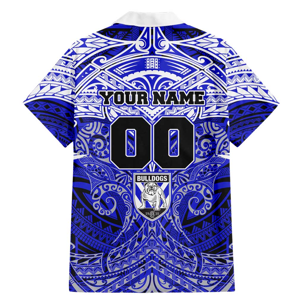 Personalized Canterbury-Bankstown Bulldogs Hawaiian Shirt Polynesian Tribal Pattern Style