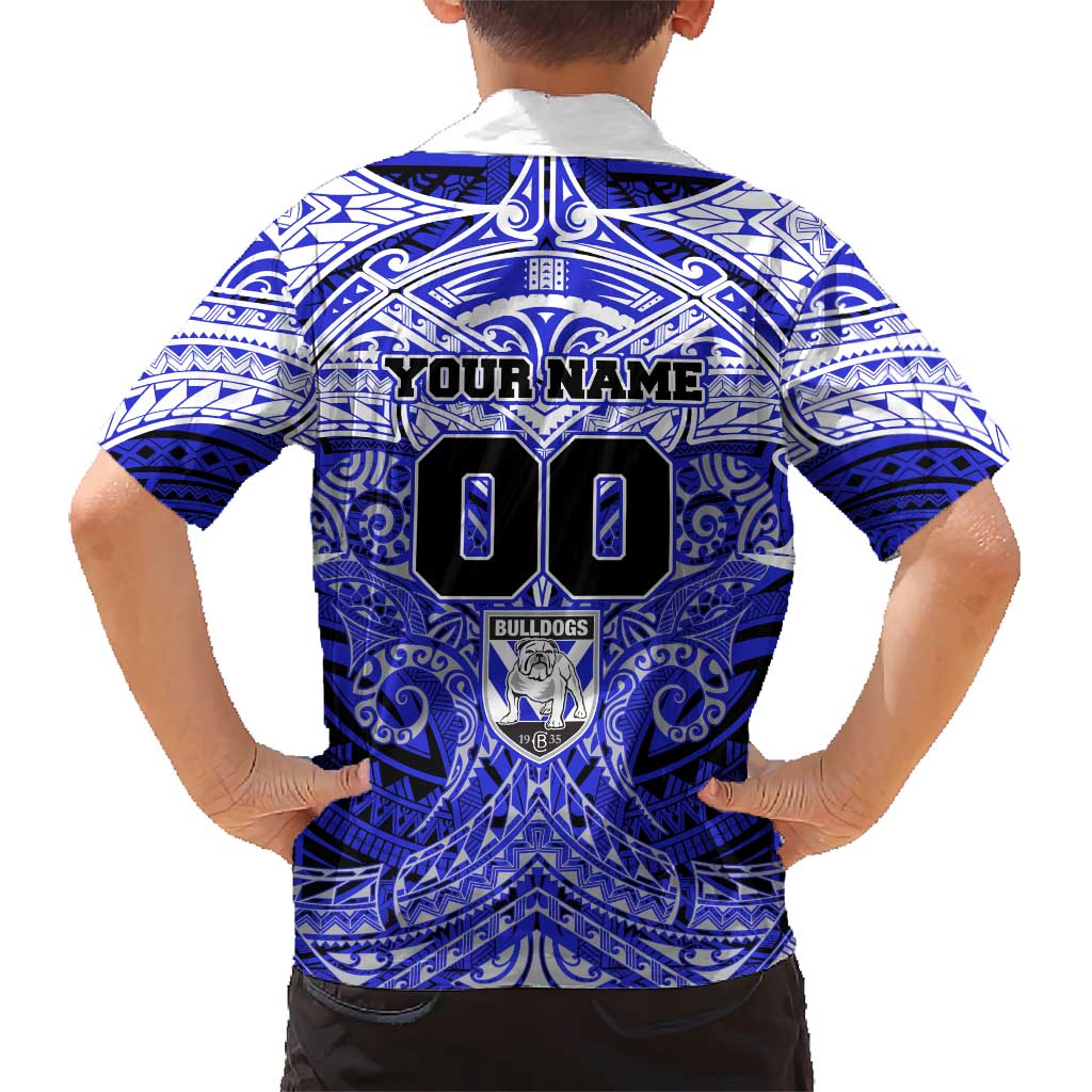 Personalized Canterbury-Bankstown Bulldogs Hawaiian Shirt Polynesian Tribal Pattern Style