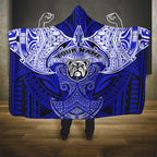 Personalized Canterbury-Bankstown Bulldogs Hooded Blanket Polynesian Tribal Pattern Style