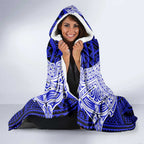 Personalized Canterbury-Bankstown Bulldogs Hooded Blanket Polynesian Tribal Pattern Style