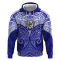 Personalized Canterbury-Bankstown Bulldogs Hoodie Polynesian Tribal Pattern Style
