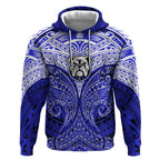 Personalized Canterbury-Bankstown Bulldogs Hoodie Polynesian Tribal Pattern Style