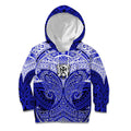 Personalized Canterbury-Bankstown Bulldogs Kid Hoodie Polynesian Tribal Pattern Style