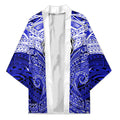 Personalized Canterbury-Bankstown Bulldogs Kimono Polynesian Tribal Pattern Style