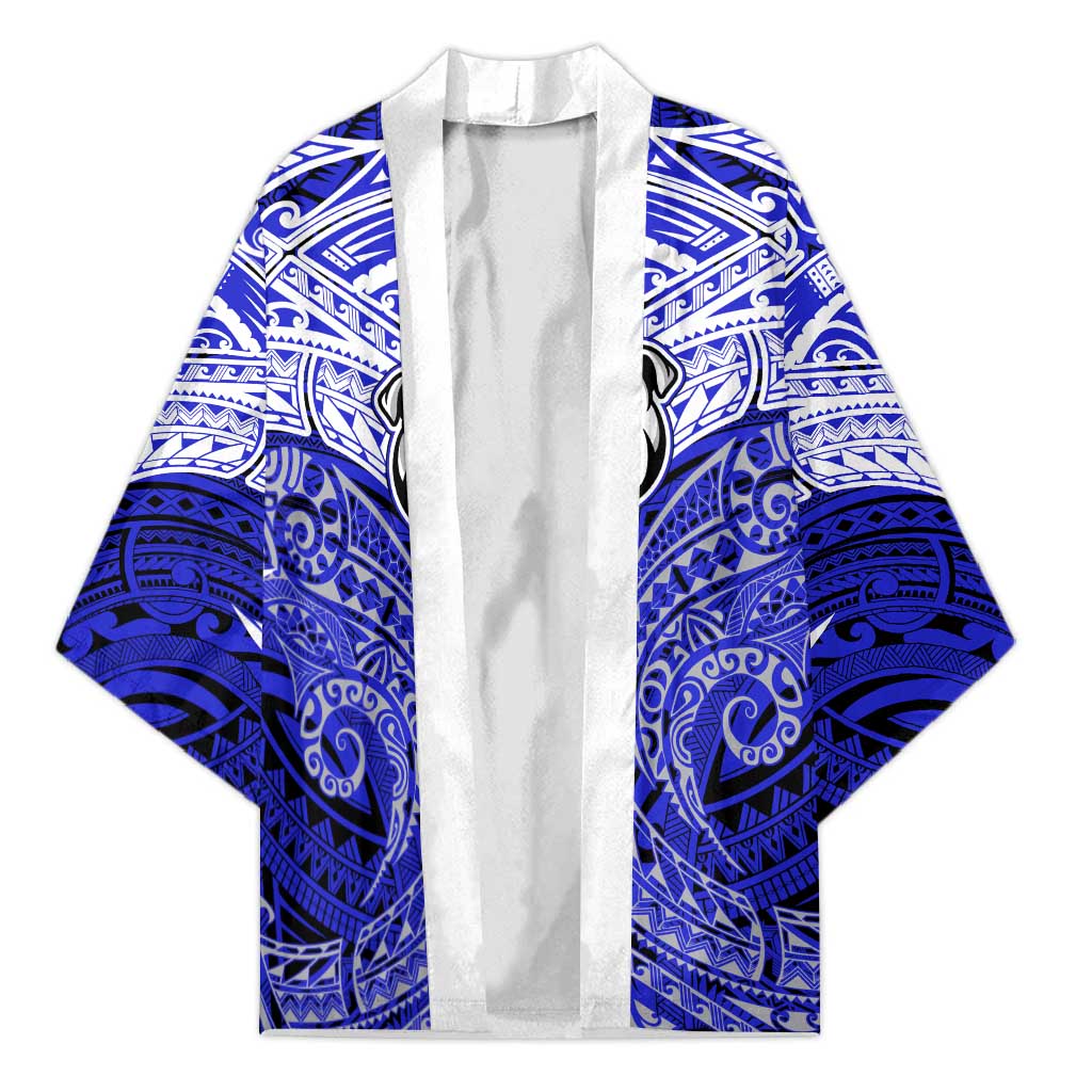 Personalized Canterbury-Bankstown Bulldogs Kimono Polynesian Tribal Pattern Style