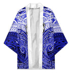 Personalized Canterbury-Bankstown Bulldogs Kimono Polynesian Tribal Pattern Style