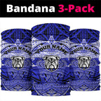 Personalized Canterbury-Bankstown Bulldogs Neck Gaiter Polynesian Tribal Pattern Style