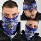 Personalized Canterbury-Bankstown Bulldogs Neck Gaiter Polynesian Tribal Pattern Style