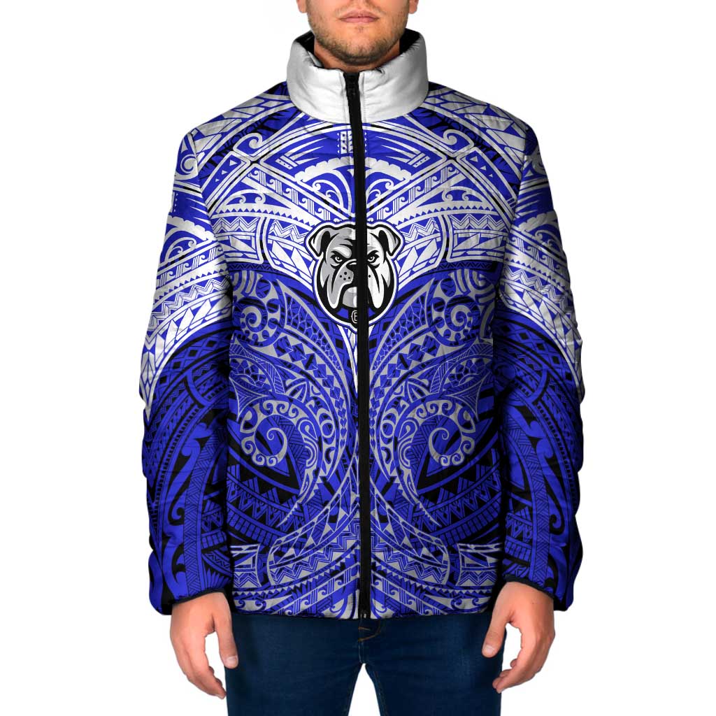 Personalized Canterbury-Bankstown Bulldogs Padded Jacket Polynesian Tribal Pattern Style