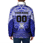 Personalized Canterbury-Bankstown Bulldogs Padded Jacket Polynesian Tribal Pattern Style