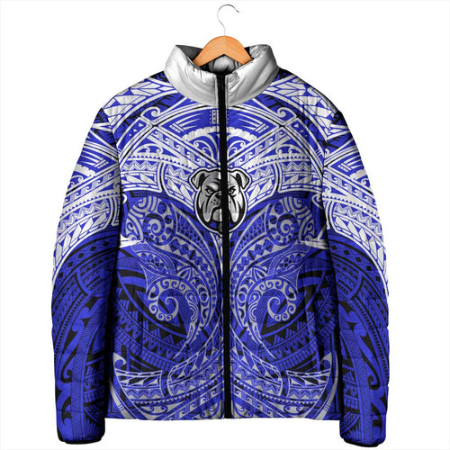 Personalized Canterbury-Bankstown Bulldogs Padded Jacket Polynesian Tribal Pattern Style