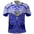 Personalized Canterbury-Bankstown Bulldogs Polo Shirt Polynesian Tribal Pattern Style