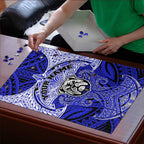 Personalized Canterbury-Bankstown Bulldogs Puzzle Polynesian Tribal Pattern Style