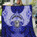 Personalized Canterbury-Bankstown Bulldogs Quilt Polynesian Tribal Pattern Style