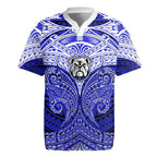 Personalized Canterbury-Bankstown Bulldogs Rugby Jersey Polynesian Tribal Pattern Style