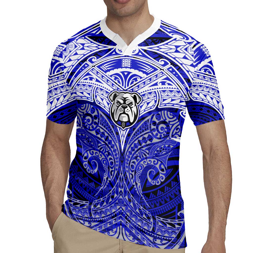 Personalized Canterbury-Bankstown Bulldogs Rugby Jersey Polynesian Tribal Pattern Style
