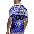 Personalized Canterbury-Bankstown Bulldogs Rugby Jersey Polynesian Tribal Pattern Style