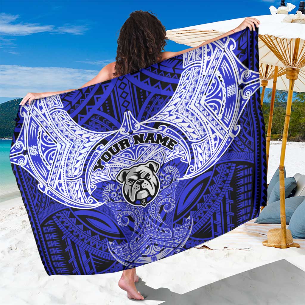 Personalized Canterbury-Bankstown Bulldogs Sarong Polynesian Tribal Pattern Style