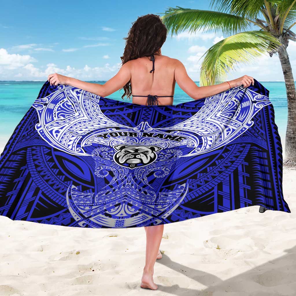 Personalized Canterbury-Bankstown Bulldogs Sarong Polynesian Tribal Pattern Style