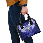 Personalized Canterbury-Bankstown Bulldogs Shoulder Handbag Polynesian Tribal Pattern Style