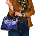 Personalized Canterbury-Bankstown Bulldogs Shoulder Handbag Polynesian Tribal Pattern Style