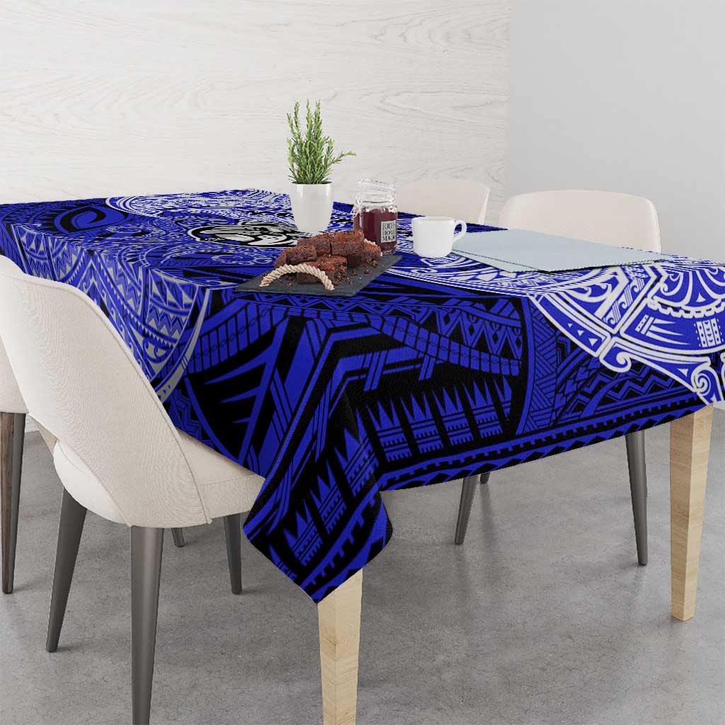 Personalized Canterbury-Bankstown Bulldogs Tablecloth Polynesian Tribal Pattern Style