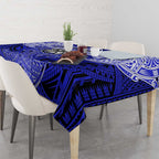 Personalized Canterbury-Bankstown Bulldogs Tablecloth Polynesian Tribal Pattern Style