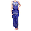 Personalized Canterbury-Bankstown Bulldogs Tank Maxi Dress Polynesian Tribal Pattern Style