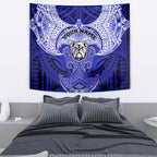 Personalized Canterbury-Bankstown Bulldogs Tapestry Polynesian Tribal Pattern Style